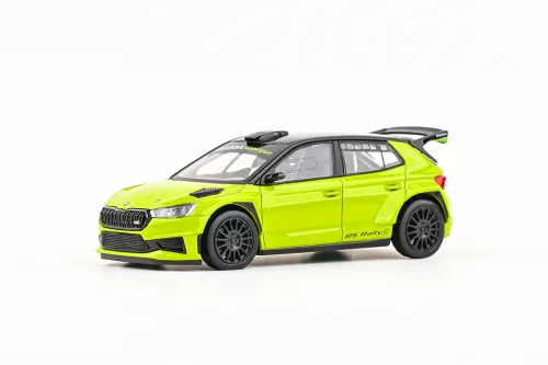 1:43 Škoda Fabia IV RS Rally2 (2022) - Zelená Mamba