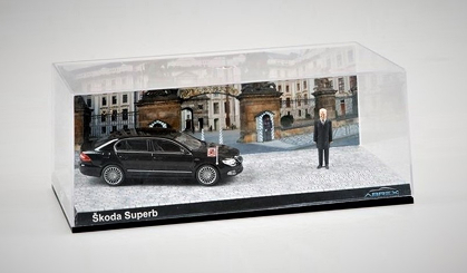 Diorama - Inaugurace prezidenta České republiky Miloše Zemana 8.3.2013